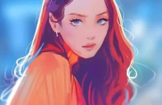 外卖小姐姐的手绘头像,描绘现代都市的温暖瞬间